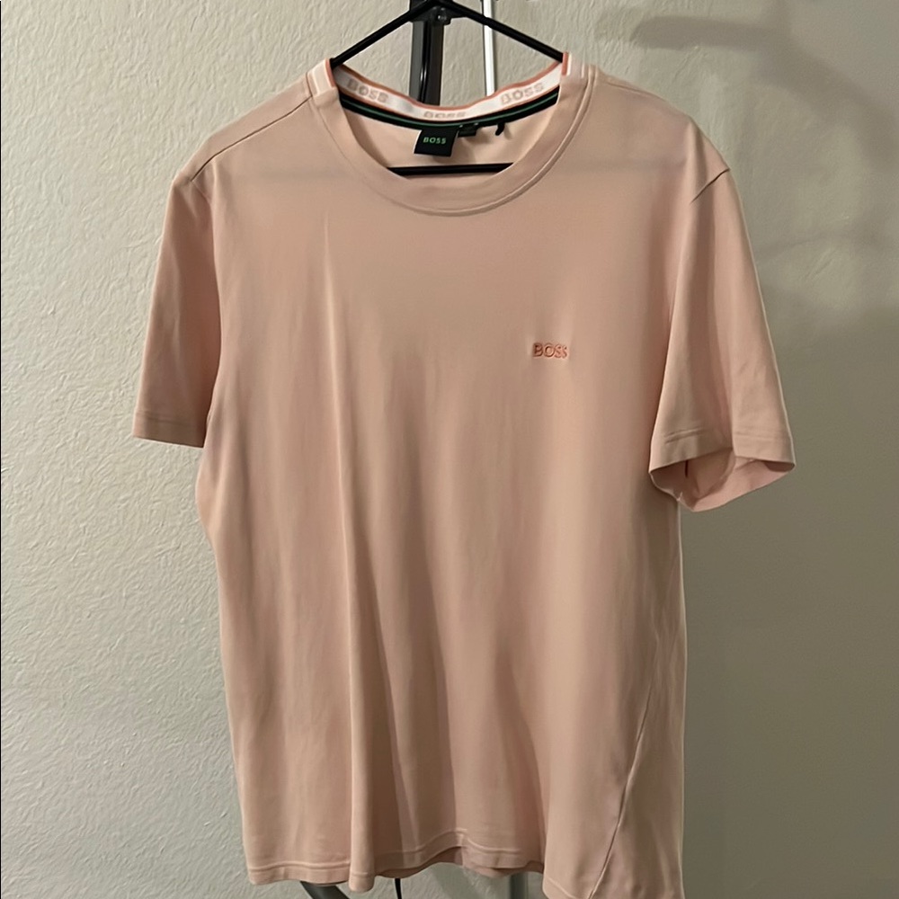 Boss Pink Short Sleeve Tee